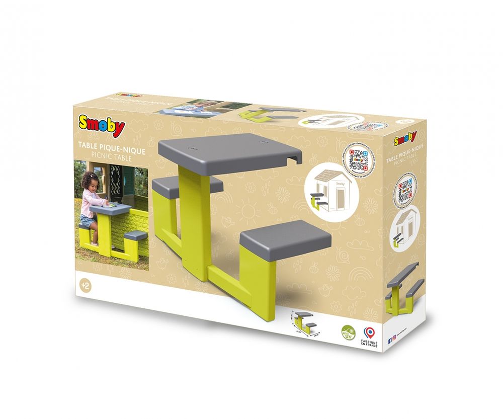 Столик Smoby Toys для пикника с лавочками для дома 810920