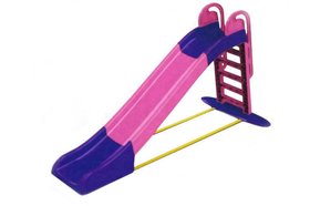 Гірка велика для катання дітей (рожева з фіолетовими вставками) 243 см 014550/9 Doloni