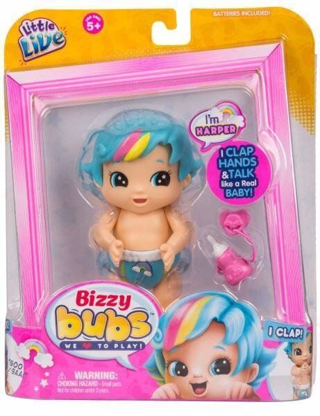 Интерактивная кукла Little Live Bizzy Bubs Harper