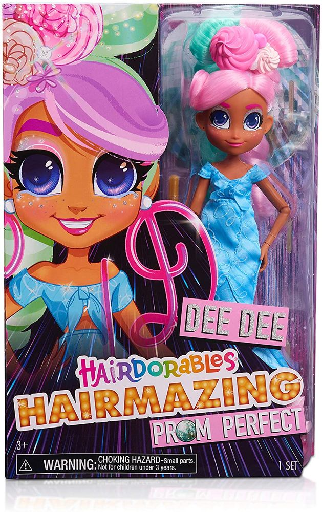 Кукла Just Play Хэрдораблс Большая Ди Ди Потрясающий выпускной Hairdorables Hairmazing Dee Dee Prom Perfect