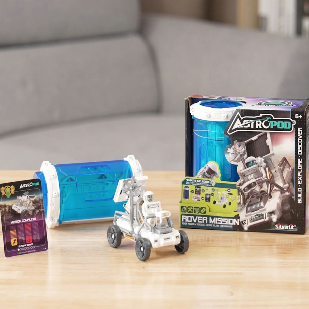 Игровой набор с фигуркой Astropod Rover Mission – Миссия «Собери космический ровер» 80332