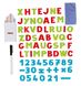 Двухсторонний мольберт Smoby Toys Буквы и цыфры с подставкой и регулеровкой высоты (410205)