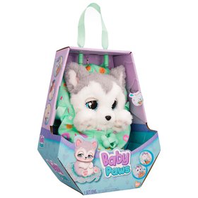 Интерактивная игрушка Baby Paws Щенок в сумке хаски Флоуи 18м + 917644IM