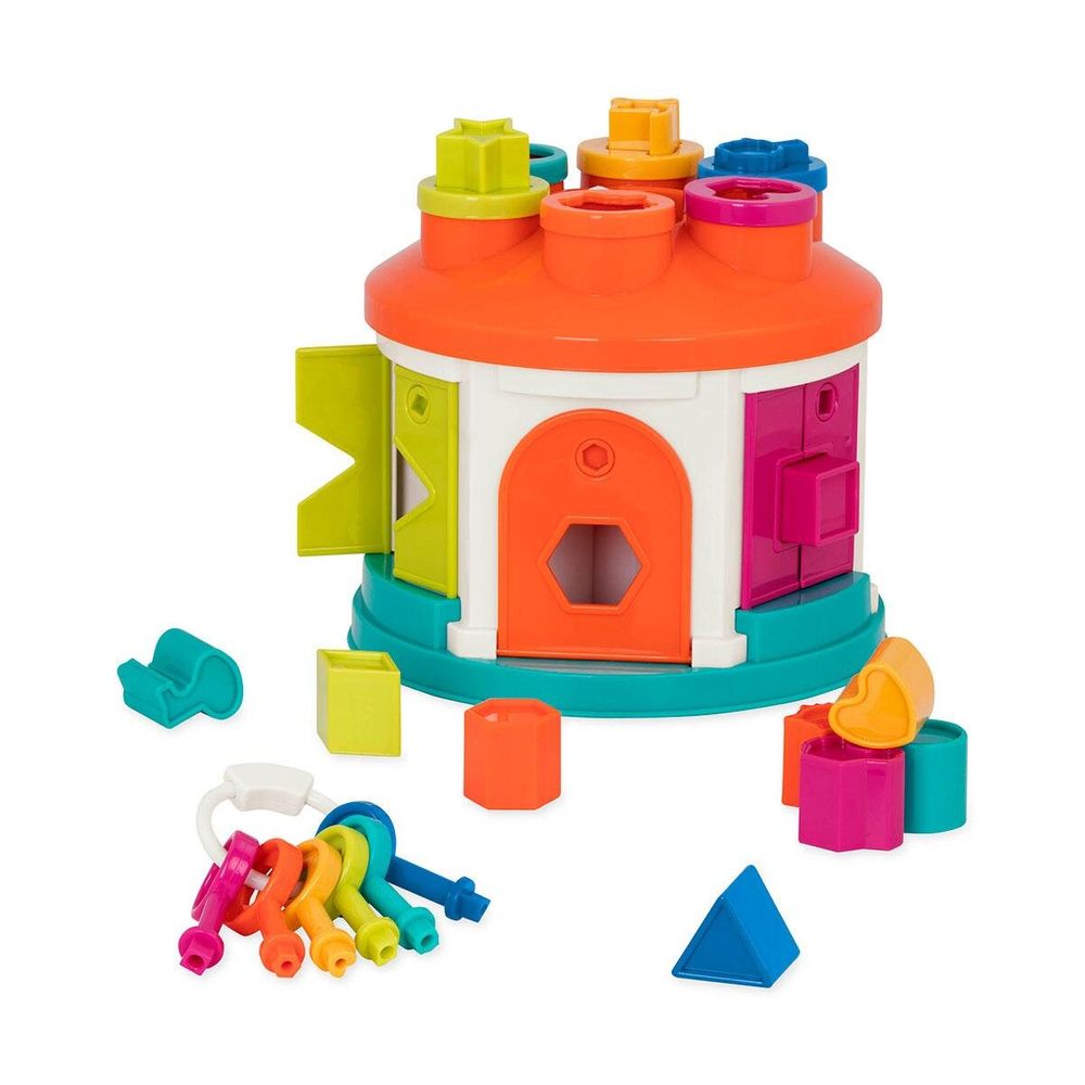 Розвиваюча іграшка-сортер - Розумний будиночок Battat Shape Сортувальник House BT2580Z