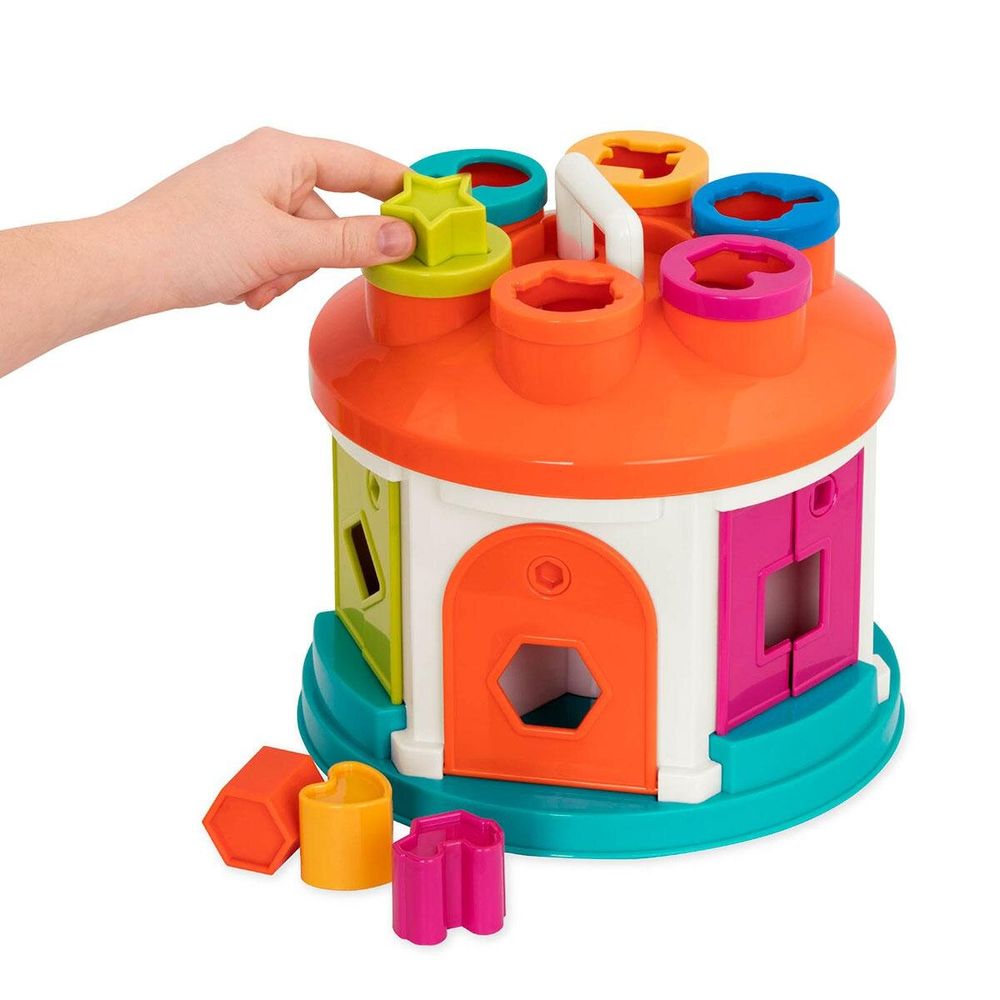 Розвиваюча іграшка-сортер - Розумний будиночок Battat Shape Сортувальник House BT2580Z
