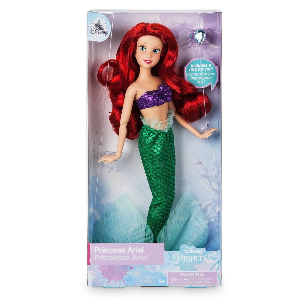 Аріель класична лялька з каблучкою Принцеса Дісней (Ariel Classic Doll with Ring - The Little Mermaid - 11 1/2 '')