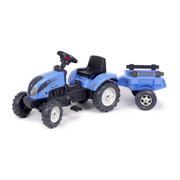 Дитячий трактор на педалях з причепом Falk 2050C Landini Синій