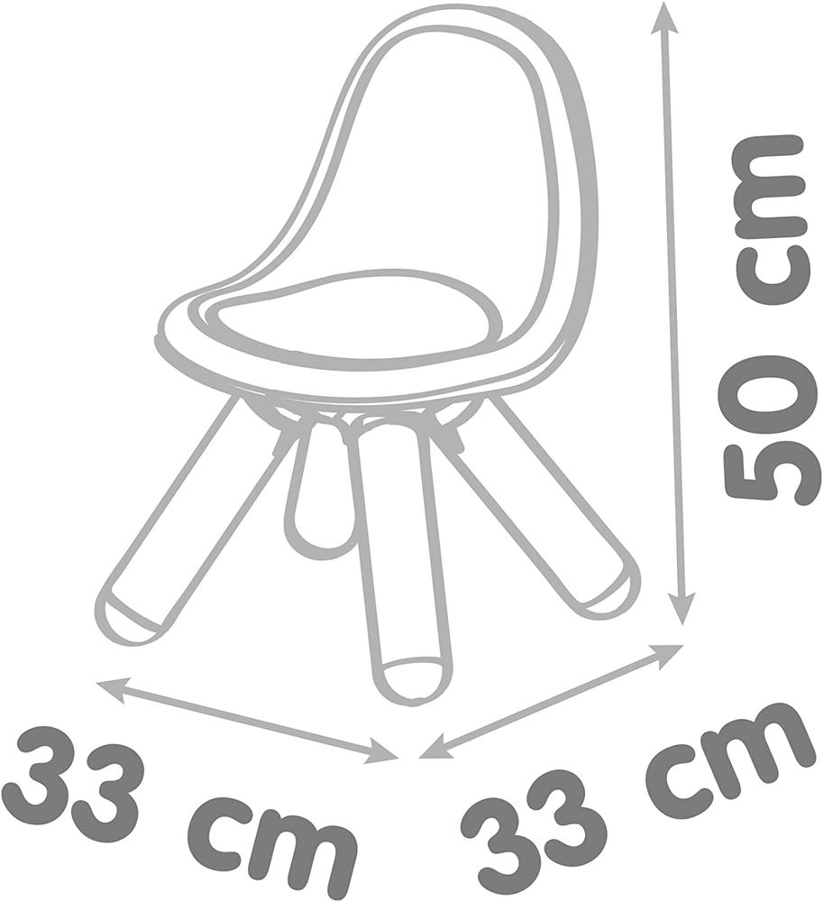 Дитячий стільчик зі спинкою SMOBY TOYS 18міс.+, 880113