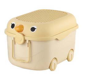 Ящик для игрушек на колесах Terrio "Birdy M" Желтый