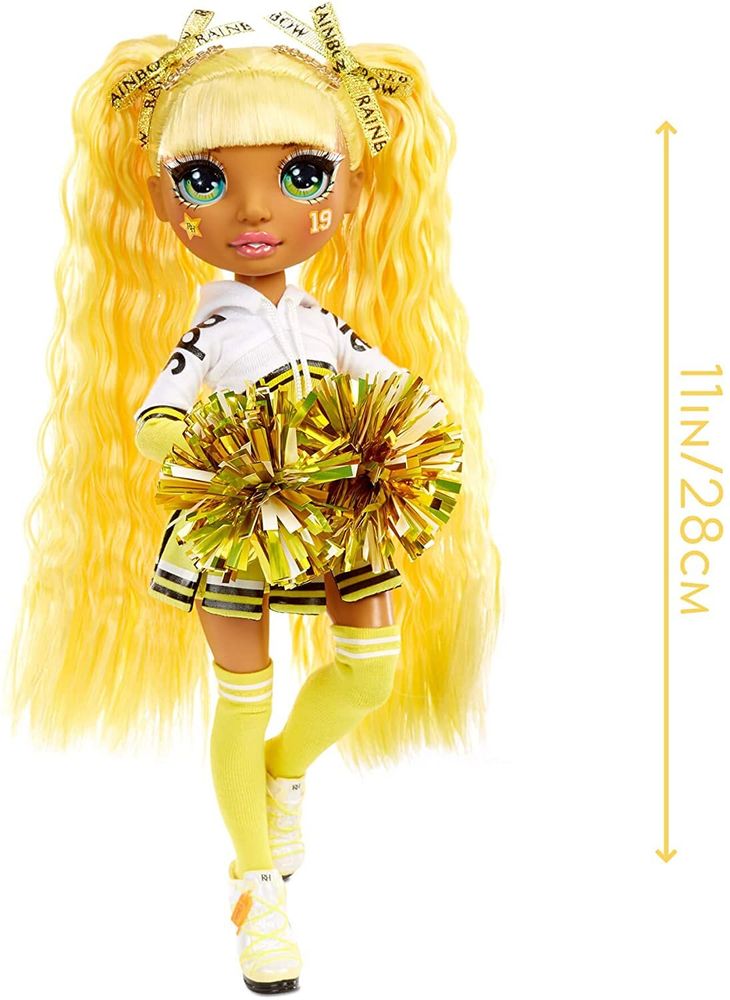 Лялька Рейнбоу Хай Санні Черлідер Rainbow High Cheer Sunny Madison – Yellow Fashion Doll 572053