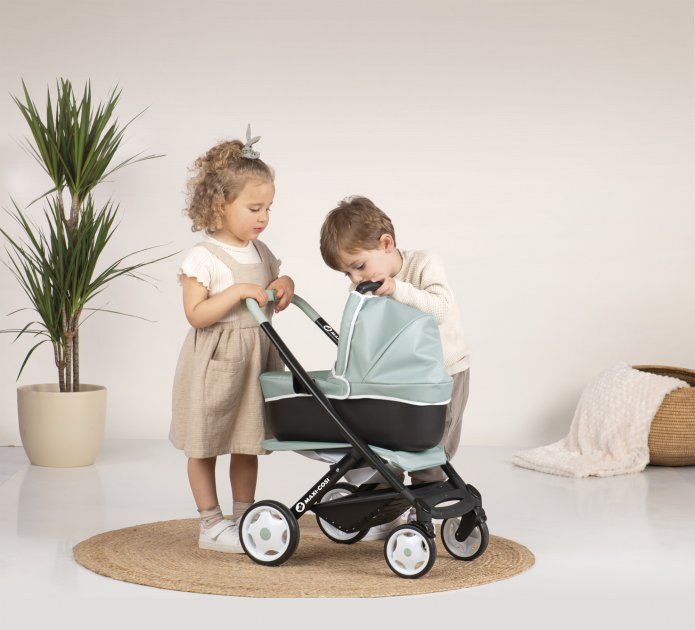 Дитяча коляска для ляльки Smoby Toys Maxi-Cosi&Quinny 3 в 1 М'ятна 253120