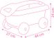 Візок Smoby Toys Мінні Маус з набором для гри з піском 5 аксесуарів Рожевий 867014