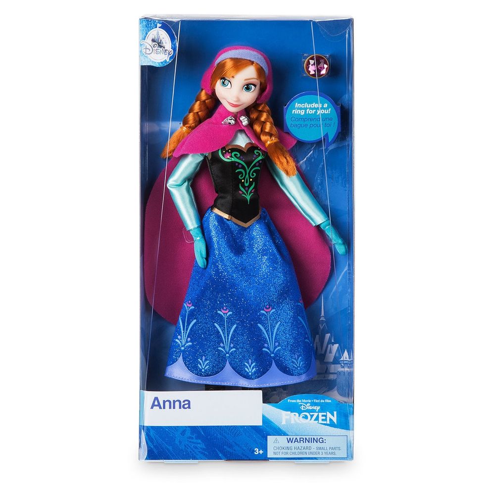 Анна Класична лялька з каблучкою Принцеса Дісней (Anna Classic Doll with Ring - Frozen - 11 1/2 '')