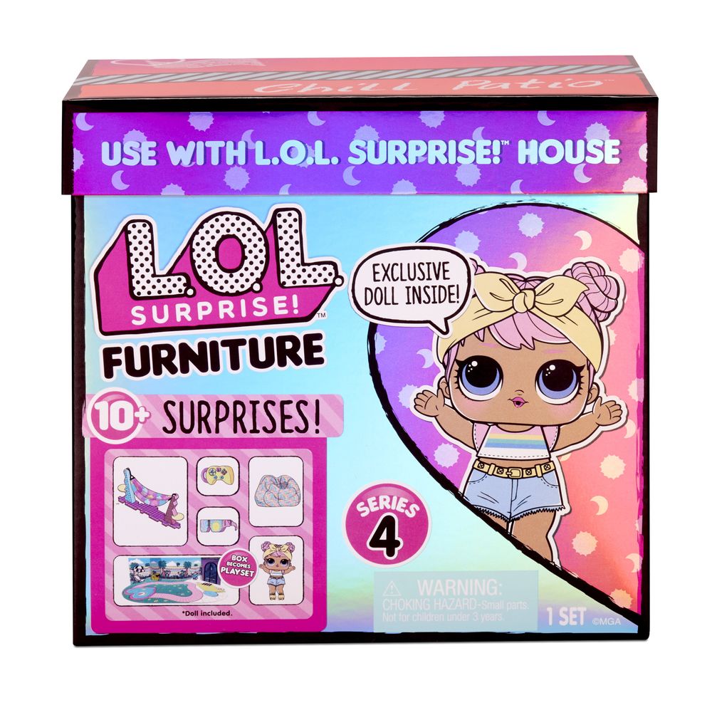 Игровой набор Лол Комната Леди-Релакс на отдыхе LOL Surprise Furniture S 4 Chill Patio with Dawn Doll 572633