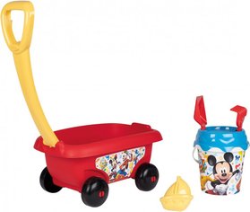 Візок Smoby Toys Міккі Маус з набором для гри з піском Червоний  867015