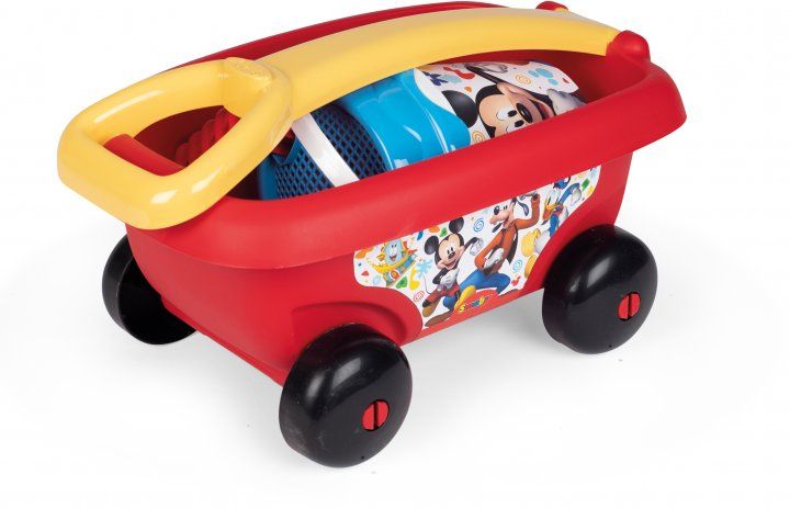 Візок Smoby Toys Міккі Маус з набором для гри з піском Червоний  867015