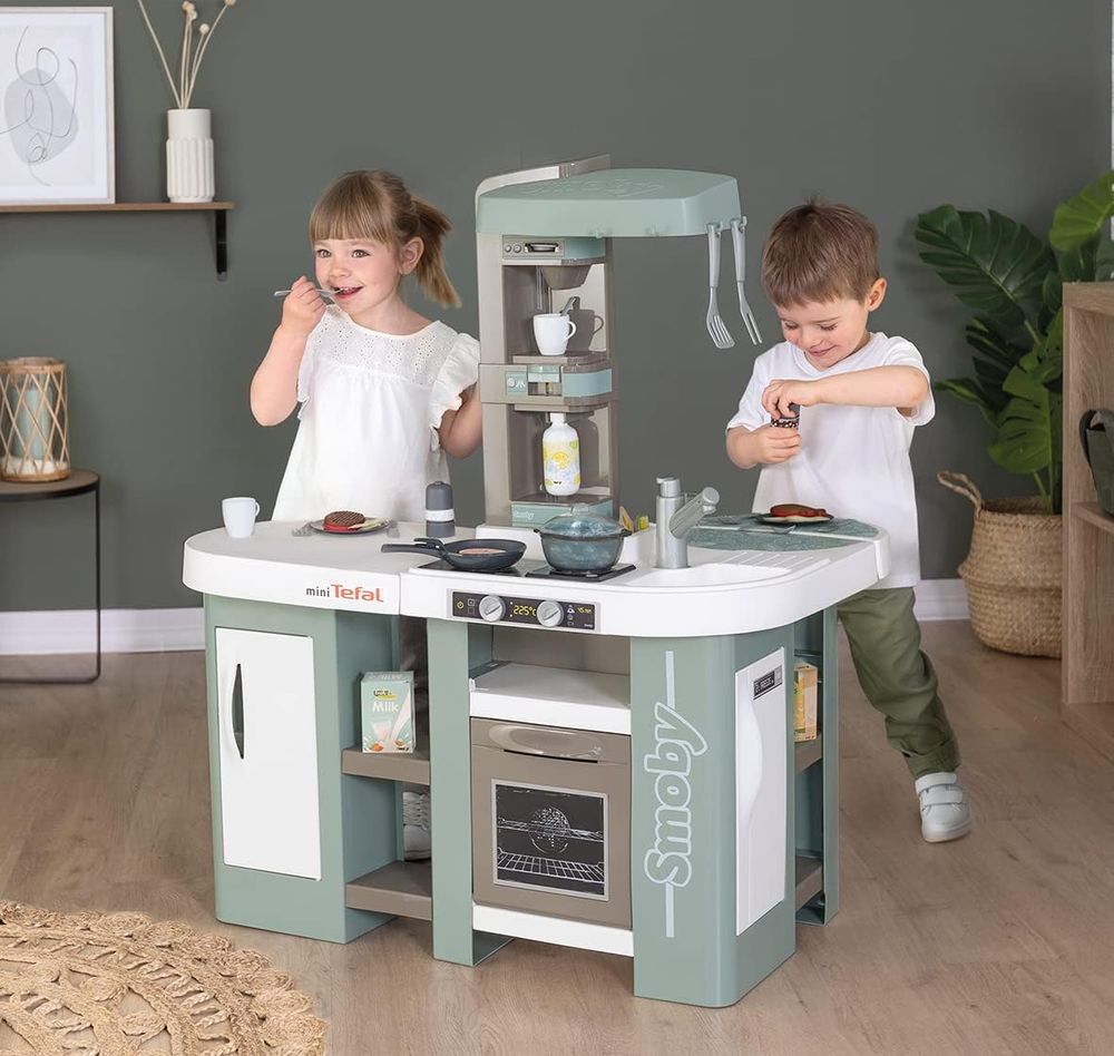 Інтерактивна дитяча кухня Smoby Tefal Studio Тефаль Студіо велика, з ефектом кипіння 311053