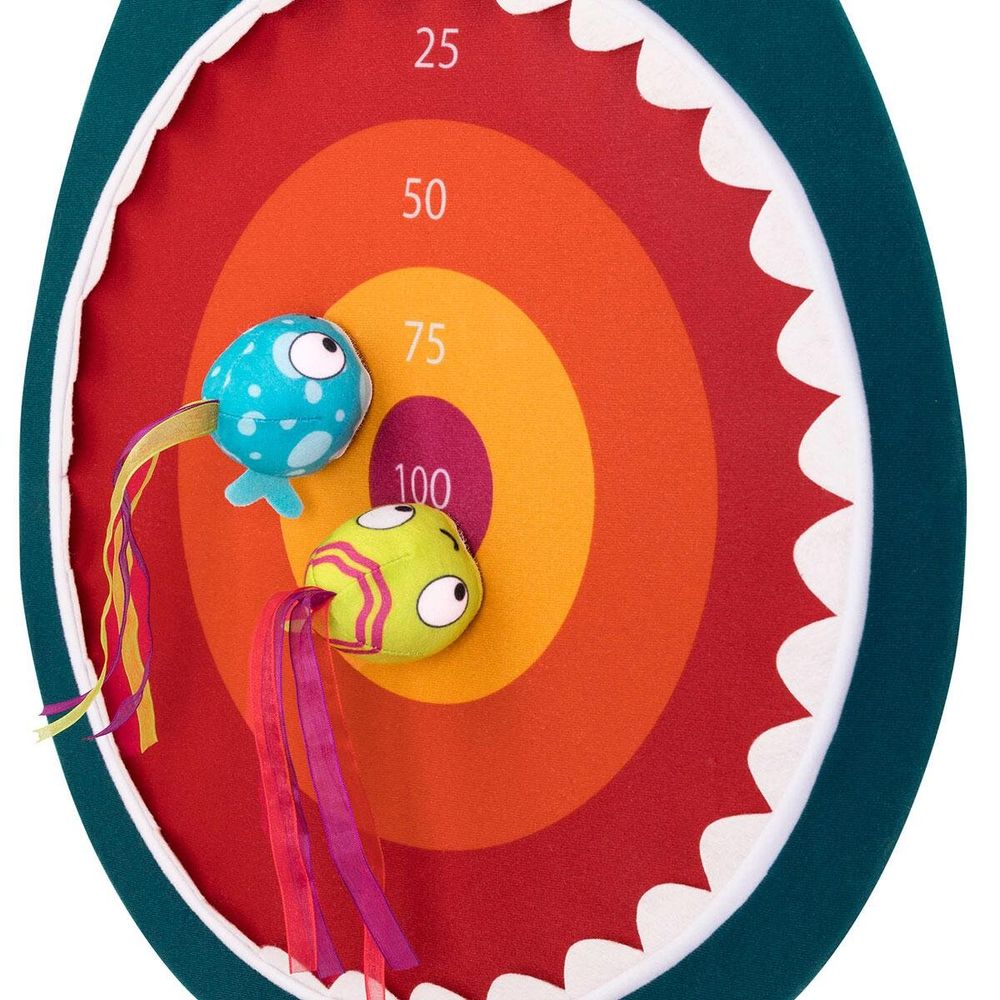 Розвиваюча Гра З Мішенню - Голодна Акула Battat Hungry Toss Shark Toys - Kids Dart Board BX1638Z