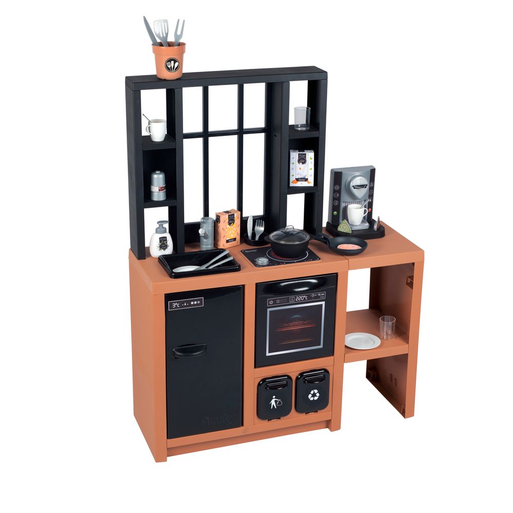 Інтерактивна кухня Smoby Loft "Лофт" з кавомашиною, аксесуарами та звуковим ефектом, 3+ 312600