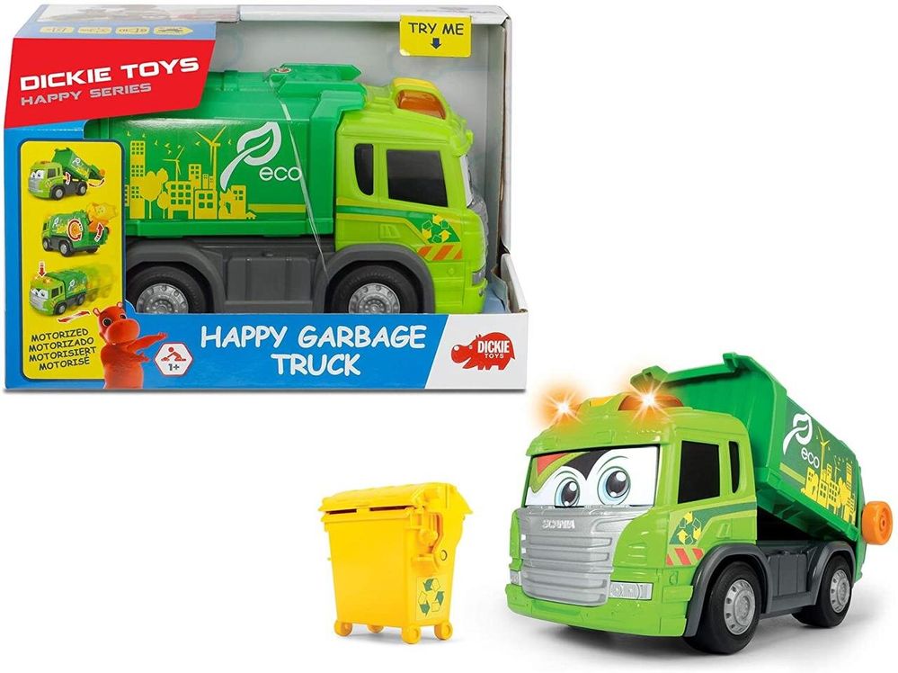 Сміттєвоз Happy Garbage Truck Dickie Toys Happy Series 203814015