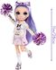 Лялька Рейнбоу Хай Віолетта Rainbow High Cheer Violet Willow – Purple Fashion Doll Cheerleader 572084