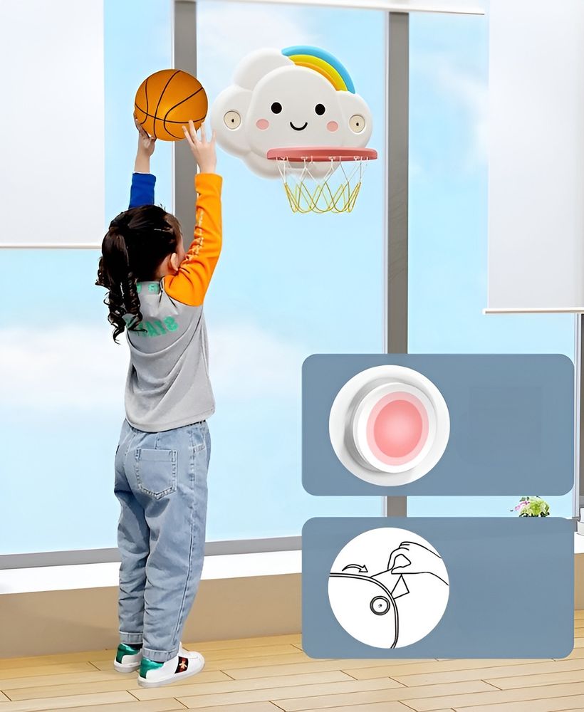 Баскетбольне кільце з м’ячиком Terrio “Cloudy”
