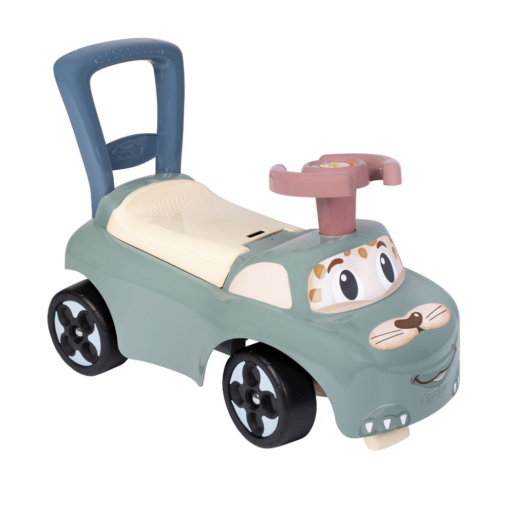 Машинка каталка детская Smoby 2 в 1 "Котик" толокар 140501