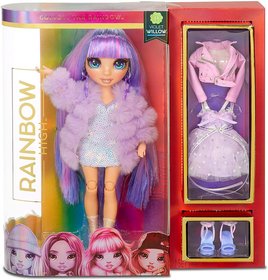 Лялька Рейнбоу Хай Віолетта Rainbow High Violet Willow Purple Fashion Doll (з аксесуарами) 569602
