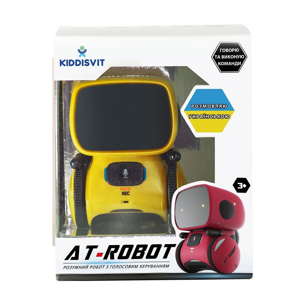 Интерактивный робот с голосовым управлением – AT-Rоbot (жёл., укр.) AT001-03-UKR