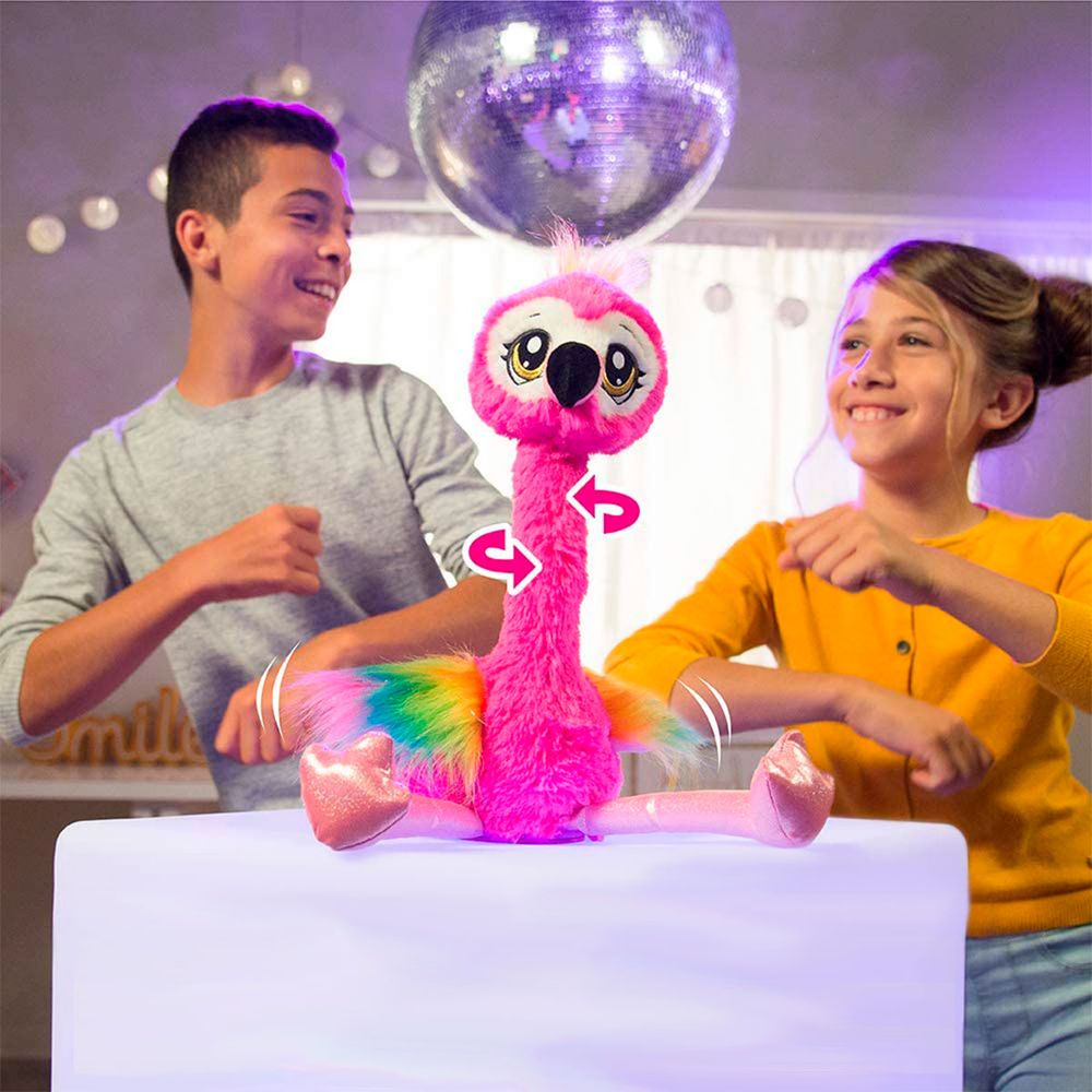 Интерактивная мягкая игрушка танцующий Фламинго Pets Alive Frankie the Flamingo Pink Zuru 9522