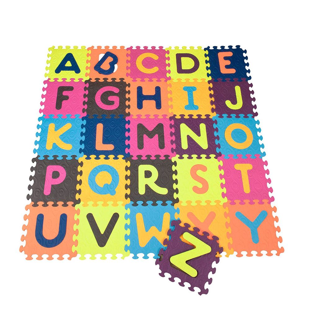 Дитячий Розвиваючий Пазл-Килимок - Abc Battat Alphabet Tiles BX1210Z