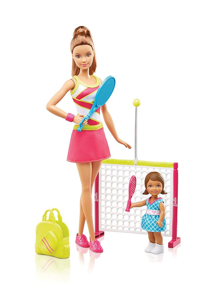 Ігровий набір Барбі тренер з тенісу з дитиною. (Barbie Careers Tennis Coach Playset)