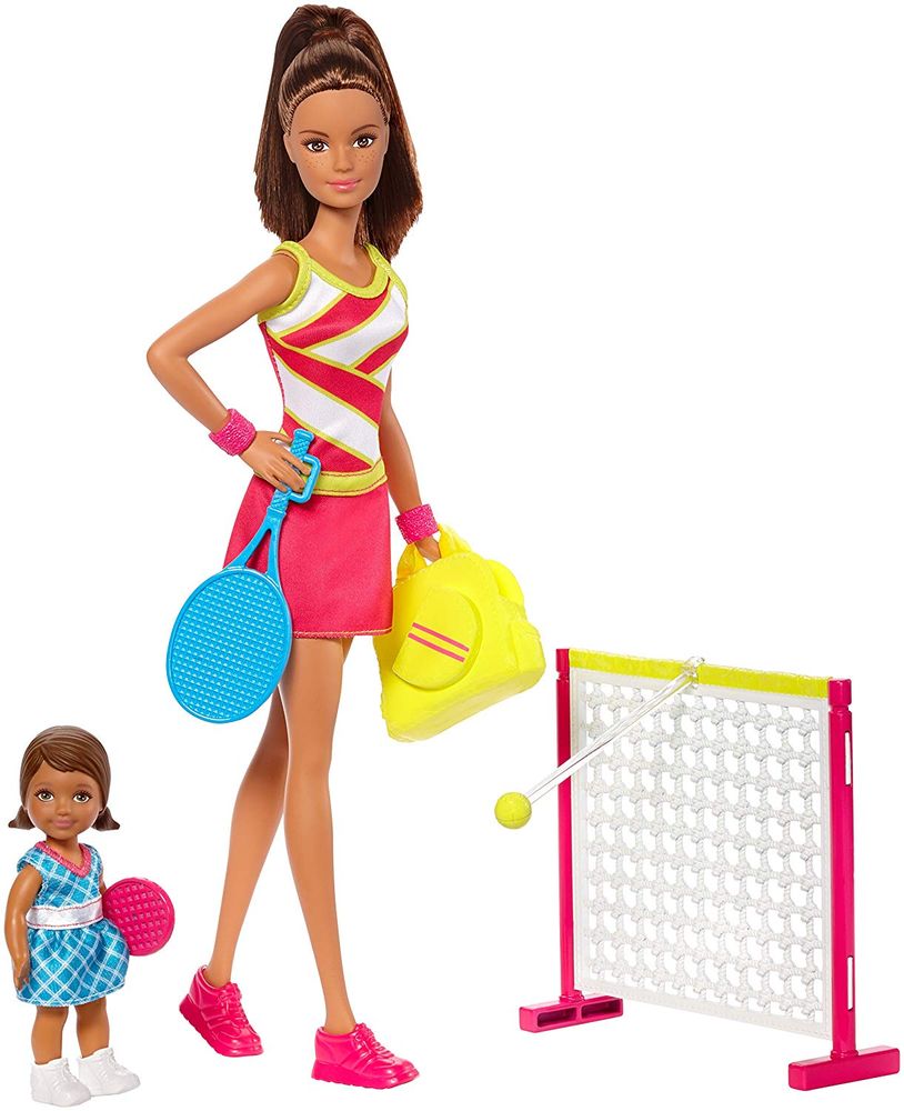 Ігровий набір Барбі тренер з тенісу з дитиною. (Barbie Careers Tennis Coach Playset)