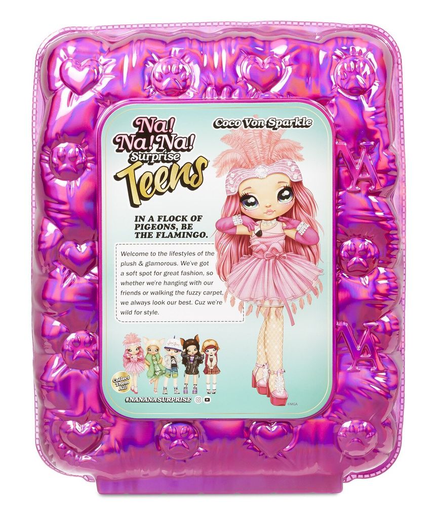 Большая кукла Na! Na! Na! Surprise! Coco Von Sparkle серии Teens Коко Фон Спаркл 28 см 572596