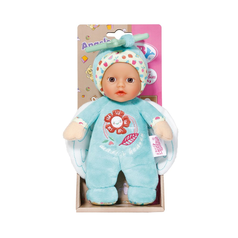 М'яконабивна лялька Baby Born For babies – Блакитне янголятко (18 cm) 832295-1