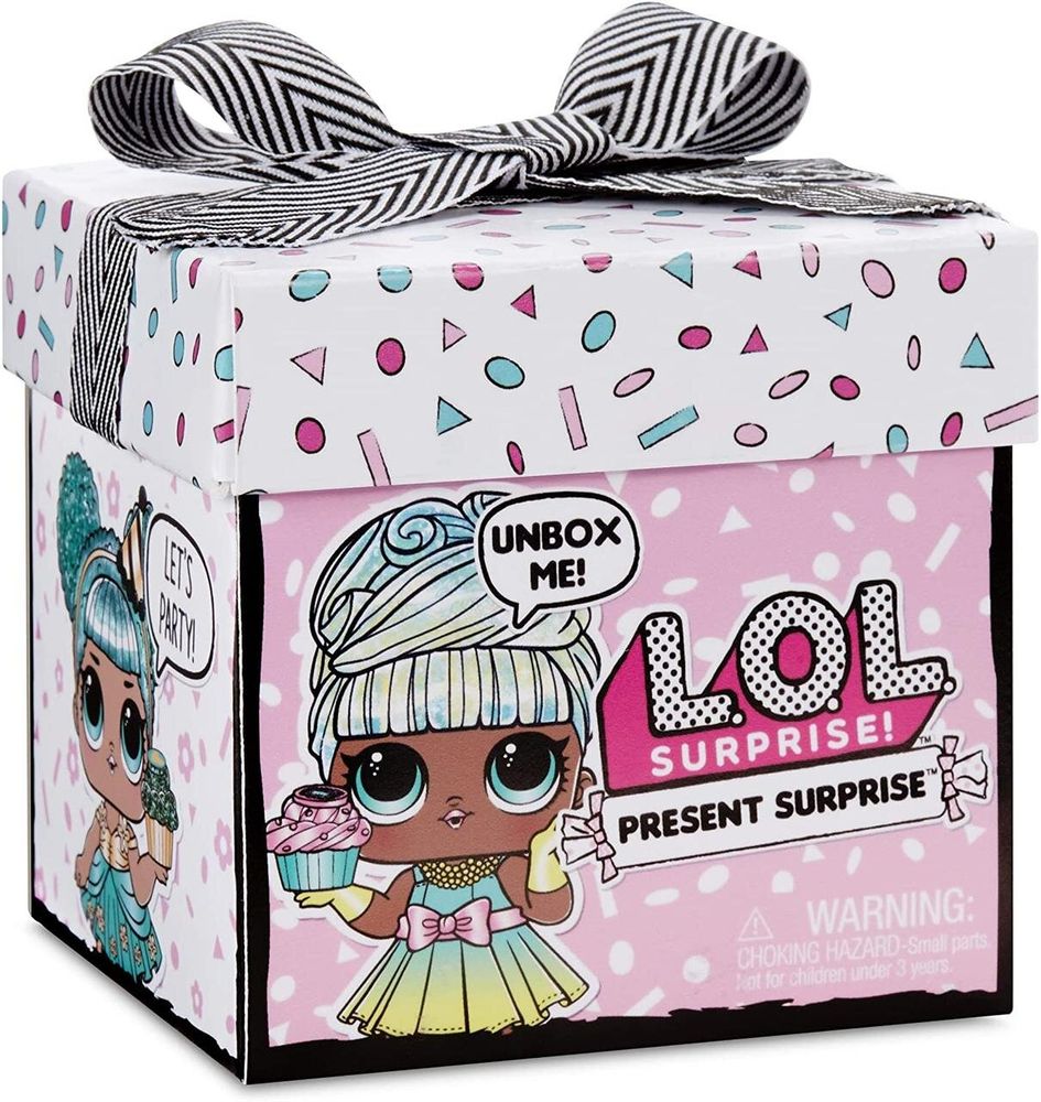 Новинка! L. O. L. SURPRISE! Подарунок LOL Surprise Present Surprise Doll with 8 Surprises