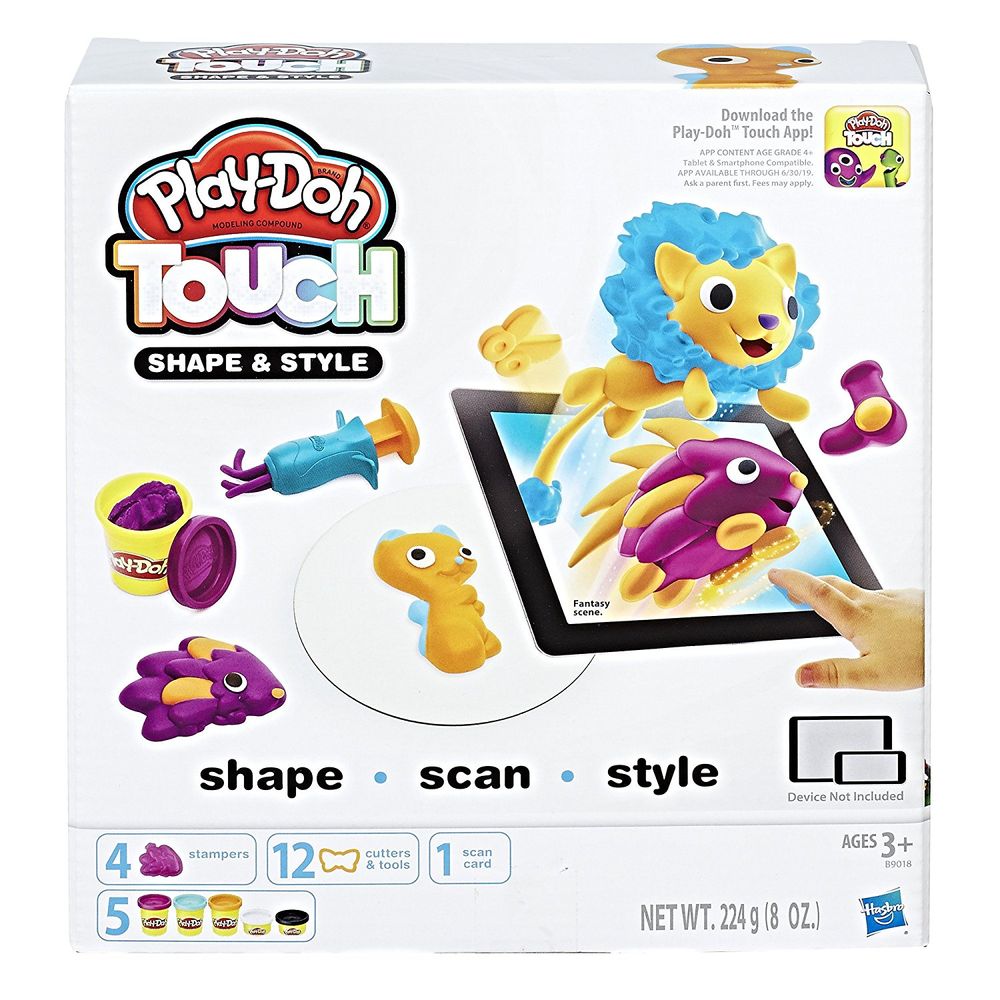 Інтерактивний набір з пластиліном Play-Doh Створи світ Зачіски. Play-Doh Touch Shape and Style Set
