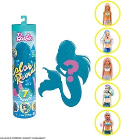 Лялька Барбі сюрприз Кольорове перевтілення 2 серія Barbie Color Reveal Doll with 7 Surprises GTP41