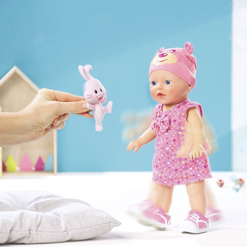 Інтерактивна лялька MY LITTLE BABY BORN - Вчимося ходити (32 см , ходить, видає звуки)