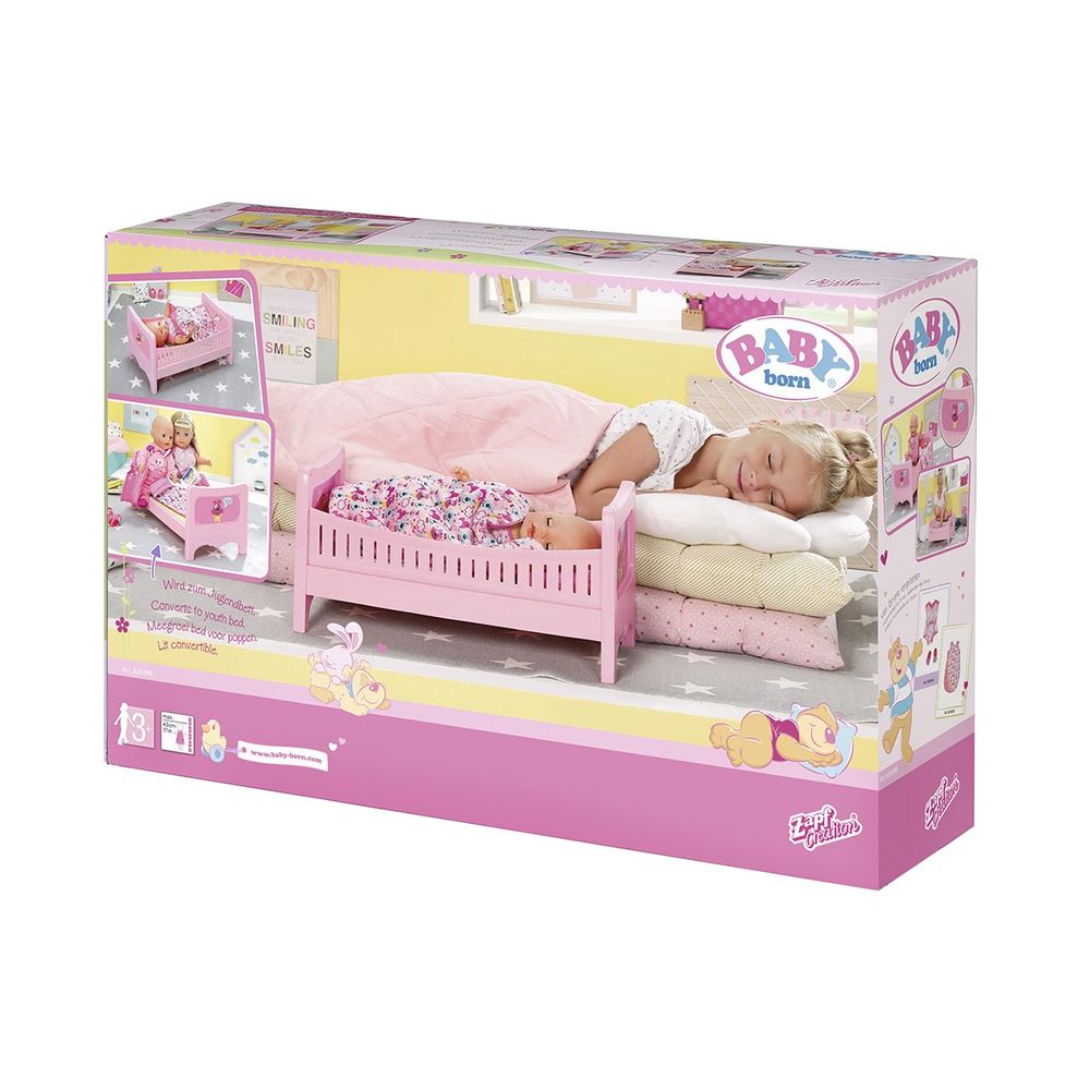 Ліжечко для ляльки BABY BORN - СОЛОДКІ СНИ (з постільним набором)