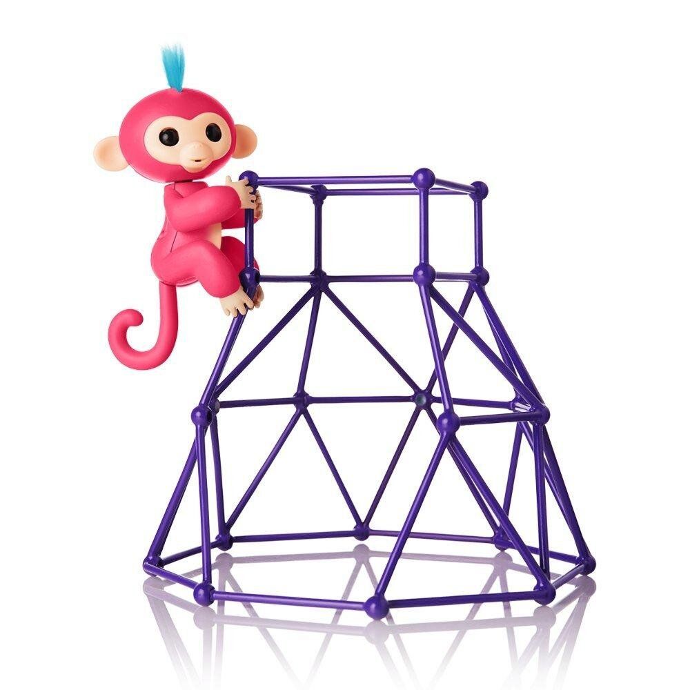 Интерактивная обезьянка с площадкой WowWee Fingerlings Aimee Baby Monkey Interactive Jungle Gym Playset