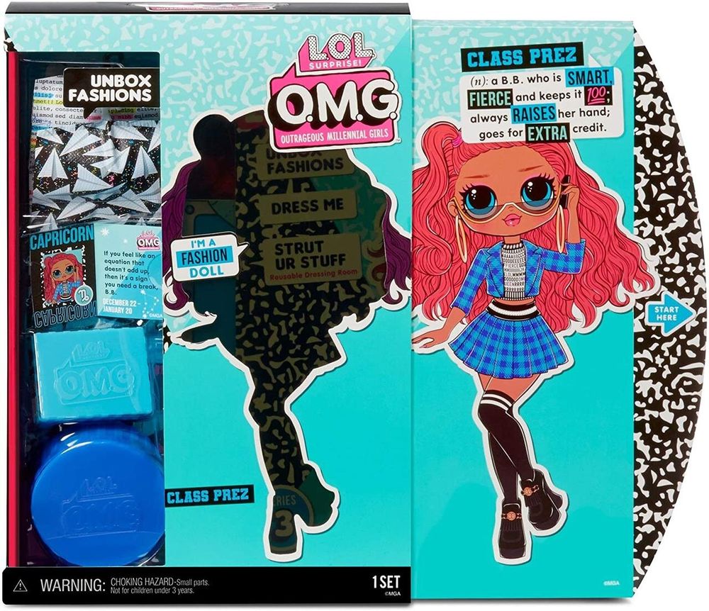 Кукла ЛОЛ ОМГ 3 серия LOL OMG S3 - Отличница L.O.L. Surprise! O.M.G. Series 3 Class Prez Fashion Doll 567202