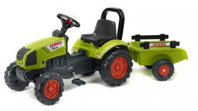 Дитячий трактор на педалях з причепом Falk 2040AB CLAAS ARION (колір-зелений)