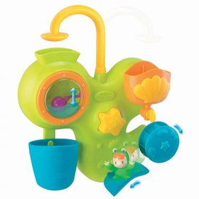Іграшка для ванни Cotoons Smoby "Водні розваги", з басейном, акваріумом і жабою, 12 міс. +, 211421