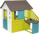 Ігровий Будиночок Smoby Toys Maison Pretty Райдужний з літньою кухнею 810722