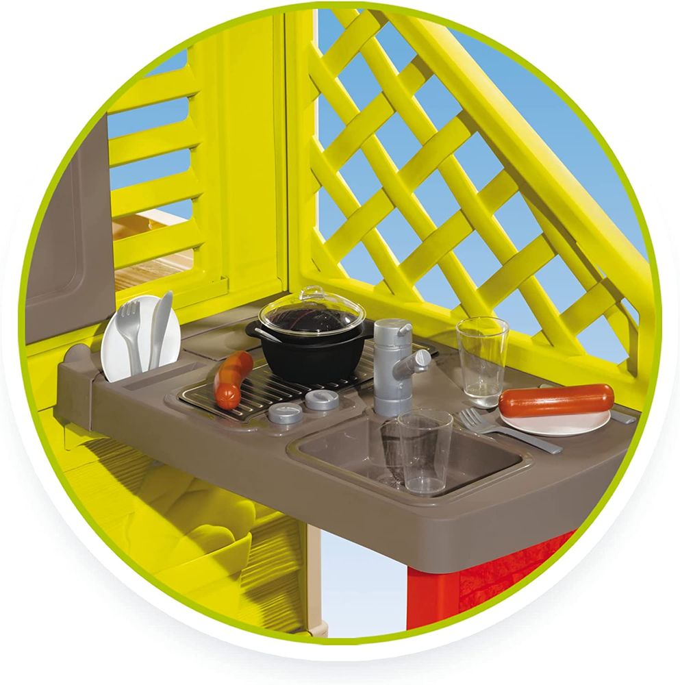 Ігровий Будиночок Smoby Toys Сонячний з літньою кухнею 810713