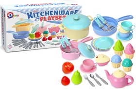 Дитячий кухонний набір посуду 49 предметів "Limited Edition" ТехноК 7723
