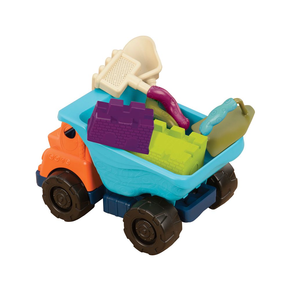 Набор для игры с песком - Чудосамосвал Battat Coastal Cruiser Toy Dump Truck BX1311Z