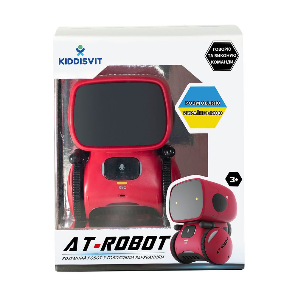 Интерактивный робот с голосовым управлением – AT-Rоbot (красн., укр.) AT001-01-UKR