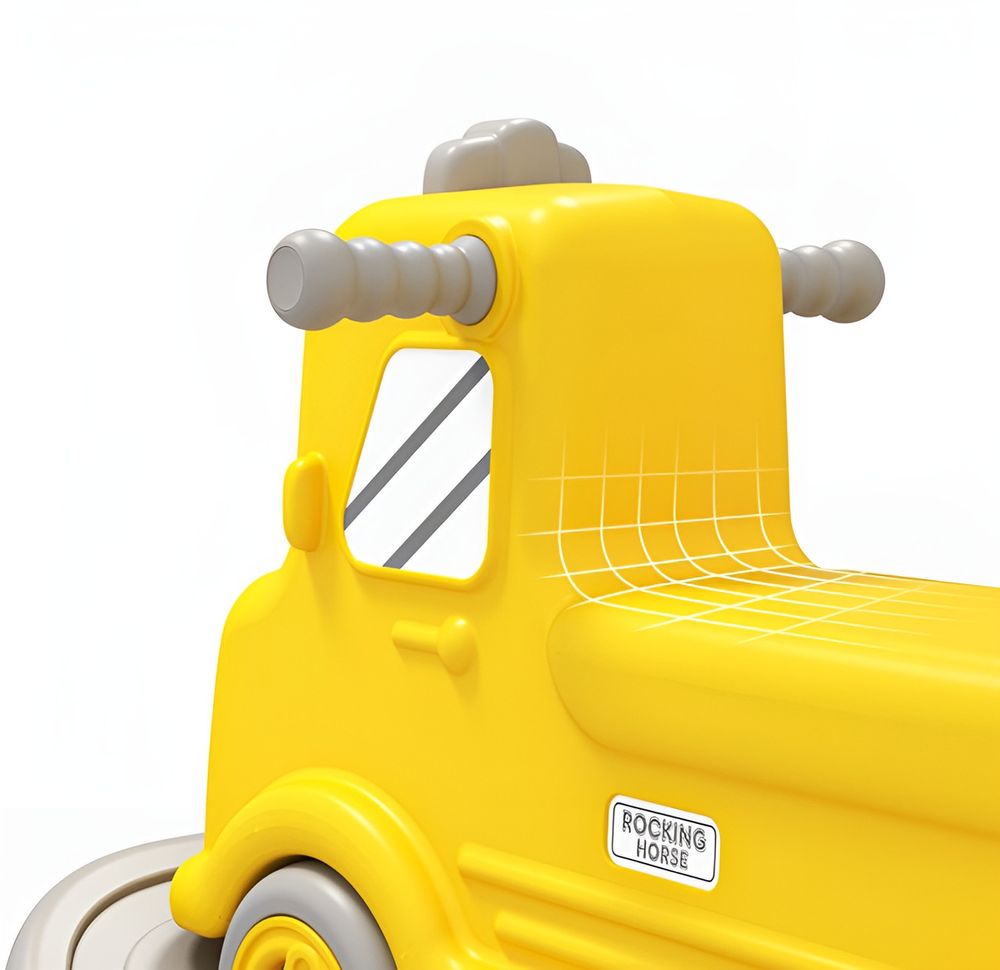 Машинка-качалка 2в1 Terrio “Trucky” Желтая